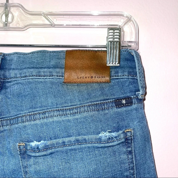 Lucky Brand Brooke Medium Wash Mid-rise Distressed Skinny Jeans 26 Women’s - Picture 10 of 15